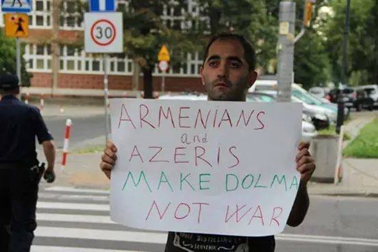 Armenian and Azerbaijani people came together for peace